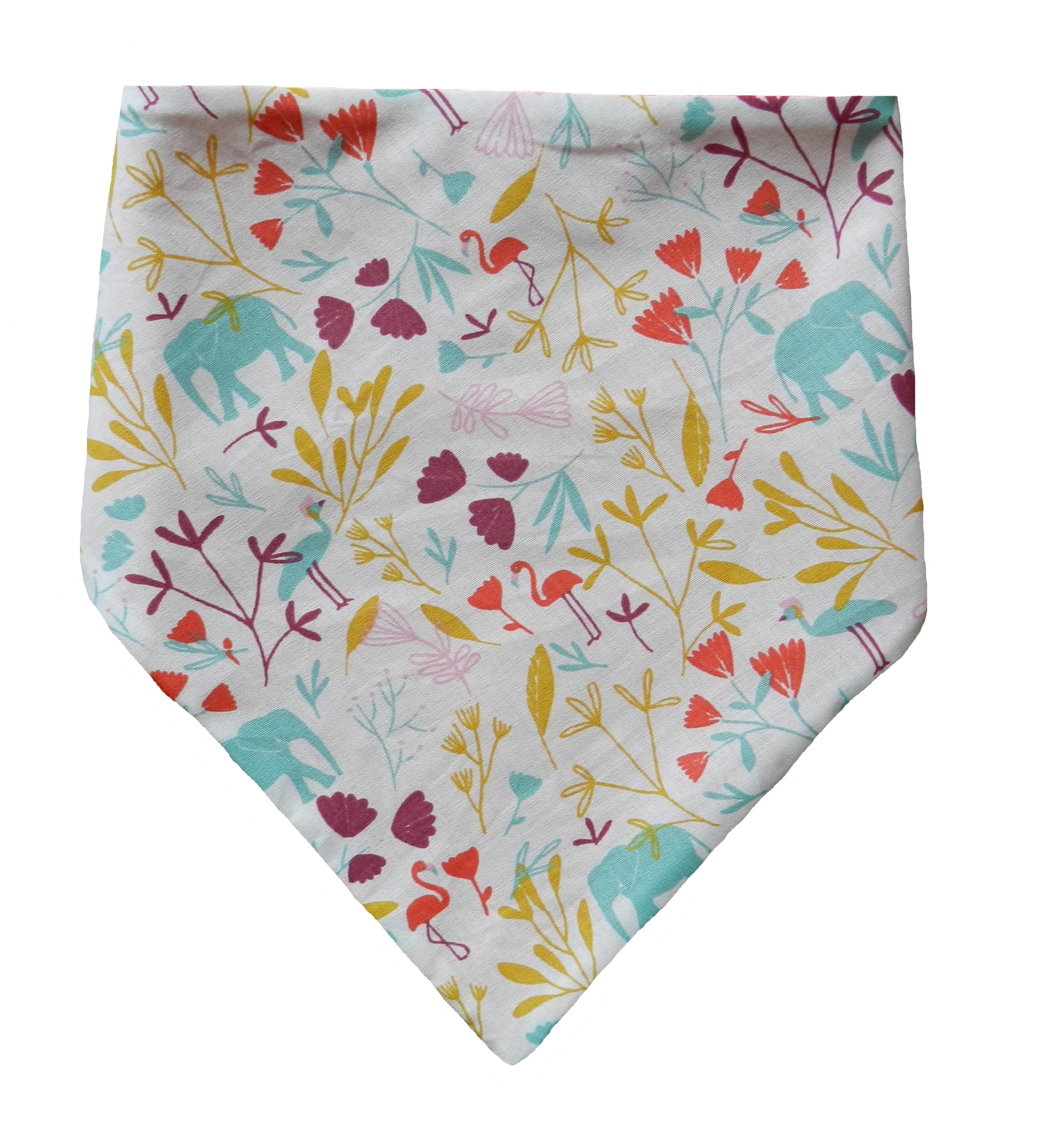 Bavoir bandana exotique